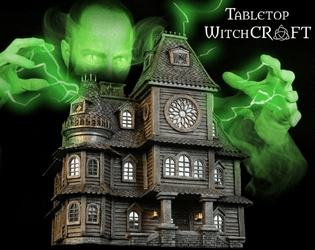DIY FOAM Haunted House   - Foam Haunted Mansion for tabletop games or dioramas. 