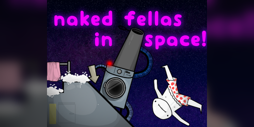 Cover image for naked fellas in space