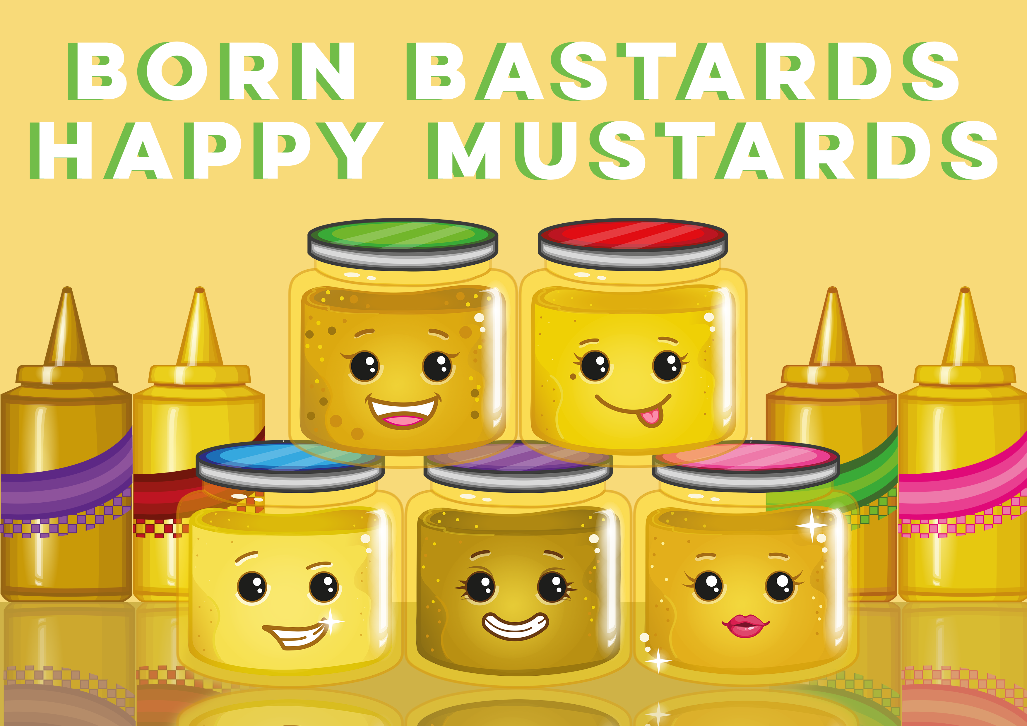 Born Bastard Happy Mustards Board Game