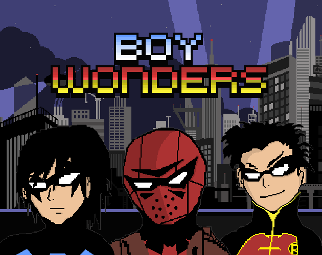 Cover image for Boy Wonders - A Robin Dating Simulator
