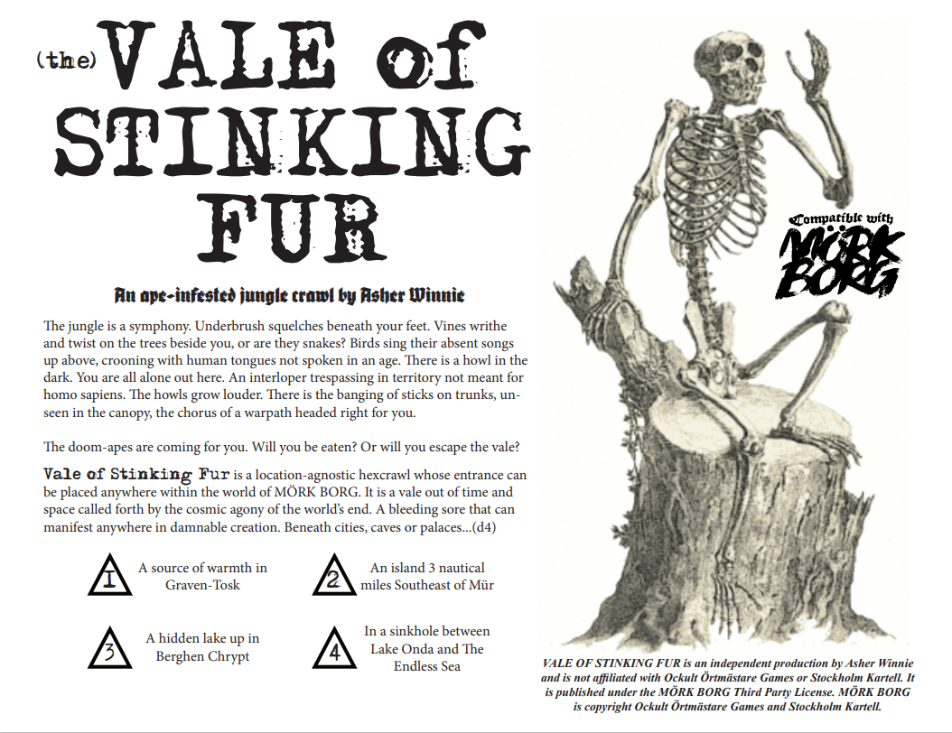 Cover image for Vale of Stinking Fur