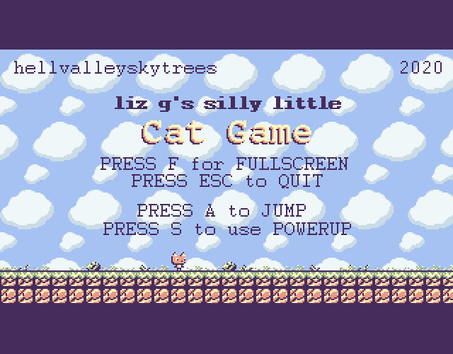 liz g's silly little cat game