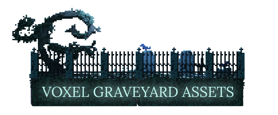 Free Voxel Graveyard Asset