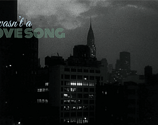 It wasn't a love song