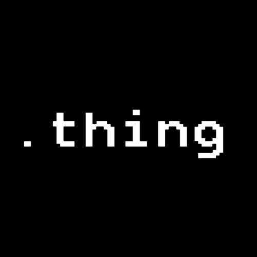 Cover image for .thing