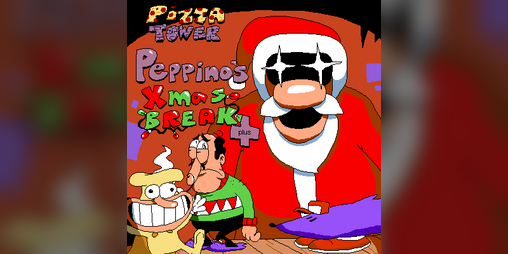Cover image for Pizza Tower: Peppino's Xmas Break Plus (MOD)