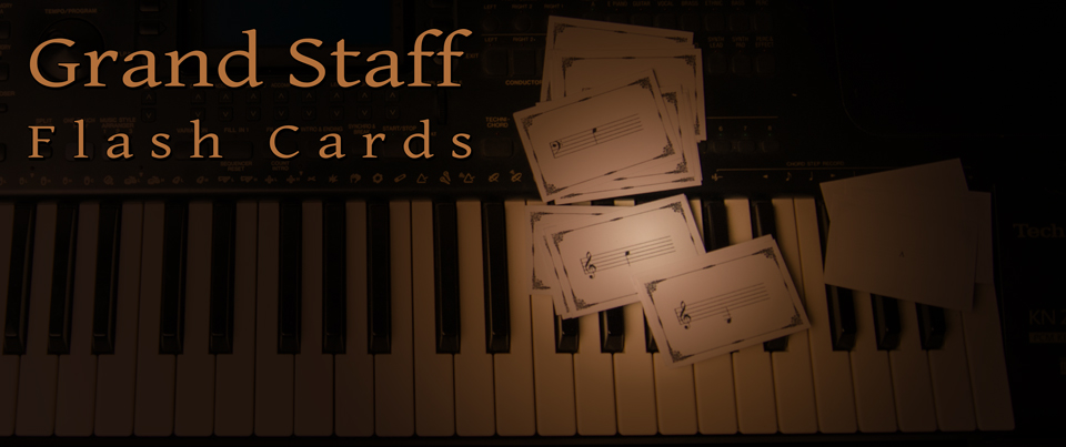 Grand Staff Flash Cards