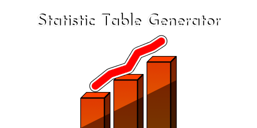 Statistic Table Generator