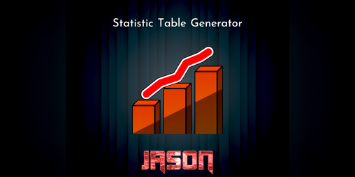 Cover image for Statistic Table Generator
