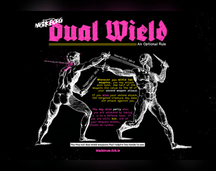 Dual Wield - A Mörk Borg Optional Rule  