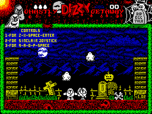 Cover image for Ghastly Getaway Dizzy (ZX Spectrum Edition)