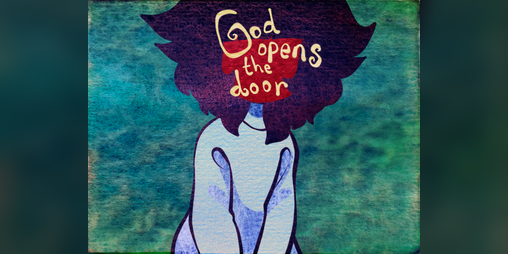 Cover image for god opens the door