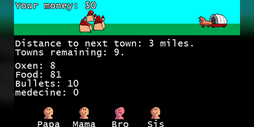 Cover image for [m] Oregon trail but I only had 3 hours.