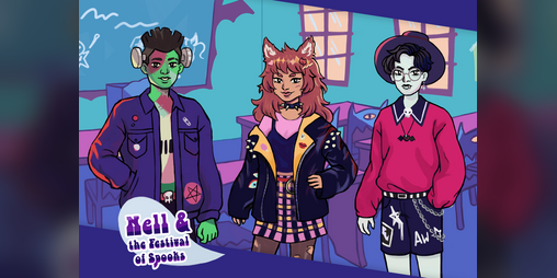 Cover image for Nell & the Festival of Spooks