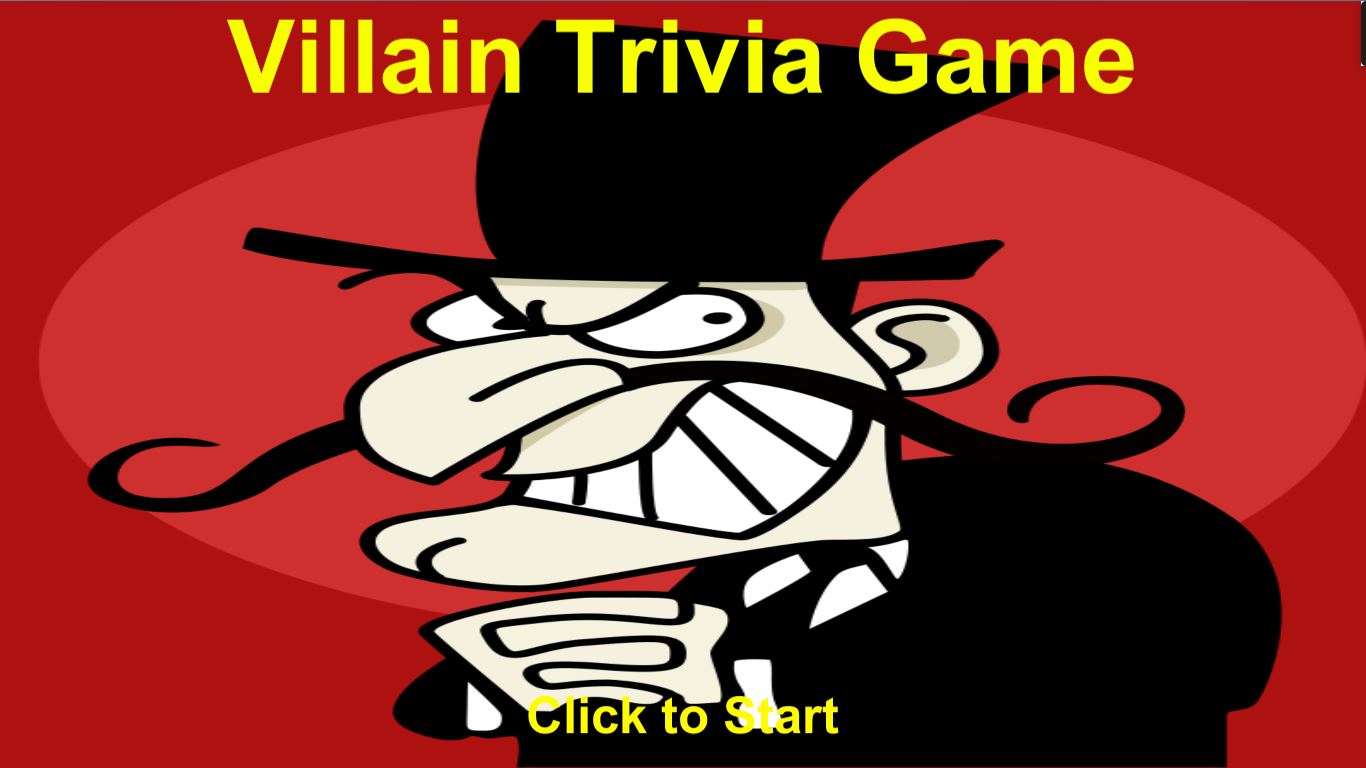 Villian Trivia Game