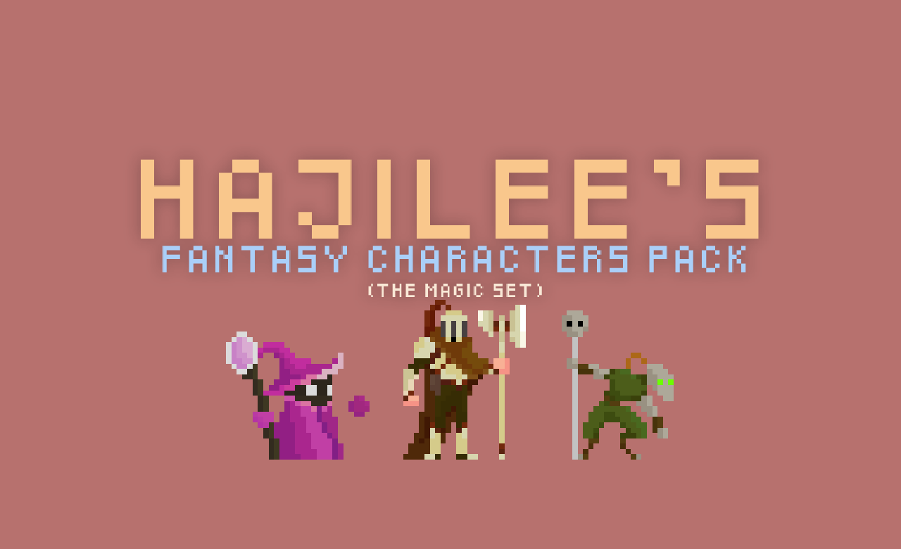 Hajileee's Fantasy Characters Pack - Magic Set