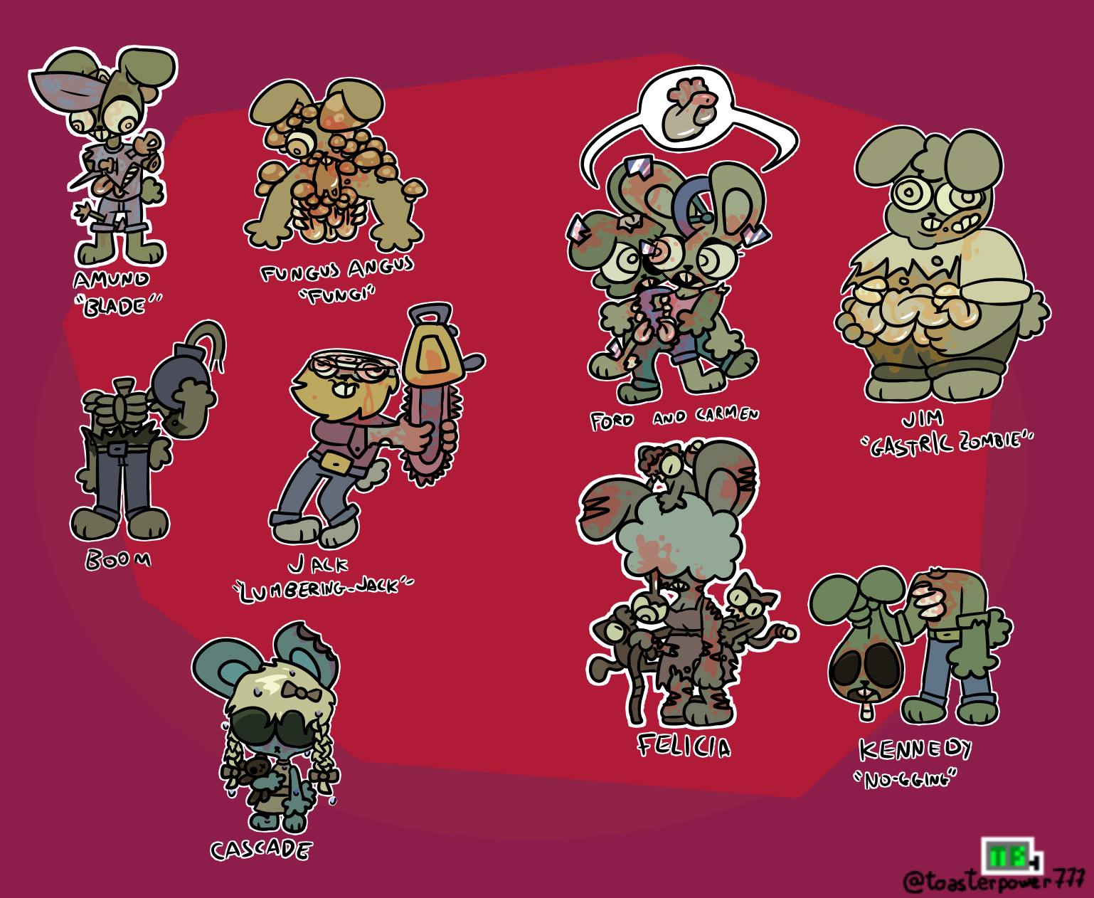 Some special zombie concepts