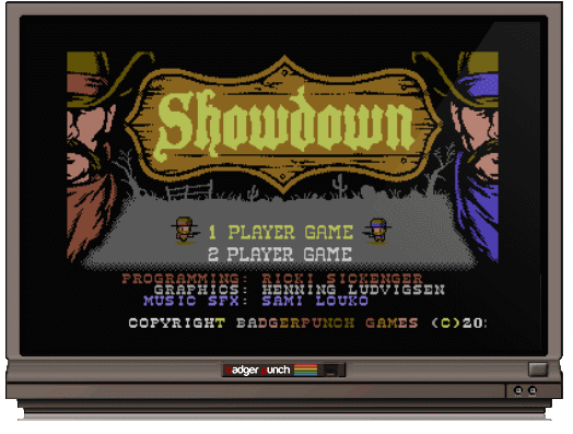 Showdown (C64) by Badgerpunch Games, Henning Ludvigsen