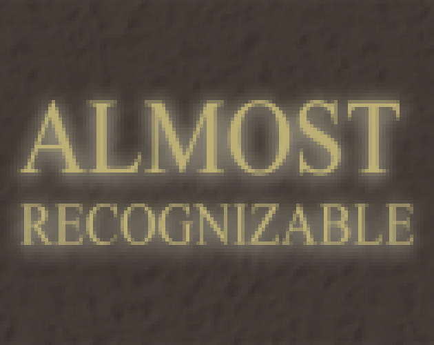 Cover image for Almost Recognizable