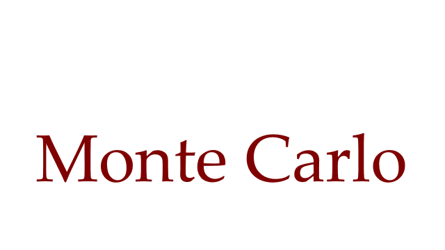 The Count of Monte Carlo
