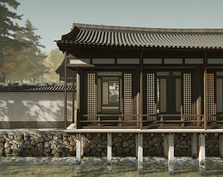 四景山水圖．秋景 Landscapes of the Four Seasons