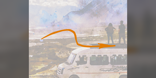 Cover image for Quelque part sur la route