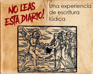 ¡No leas este diario!   - Una experiencia de escritura lúdica de horror. 