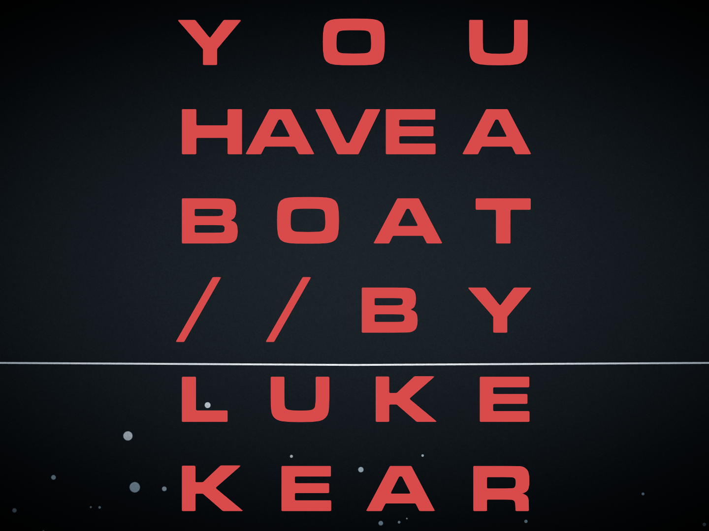 Cover image for You Have A Boat