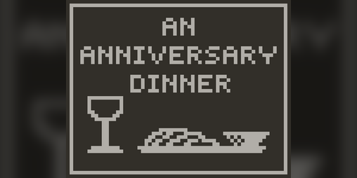 Cover image for an anniversary dinner
