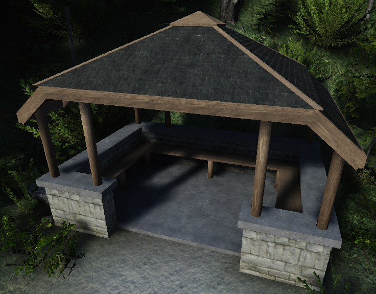 Game Asset Large Gazebo by Periltek
