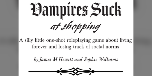 Cover image for Vampires Suck At Shopping