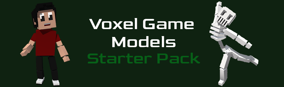 Voxel Game Models | Starter Pack | V1.0