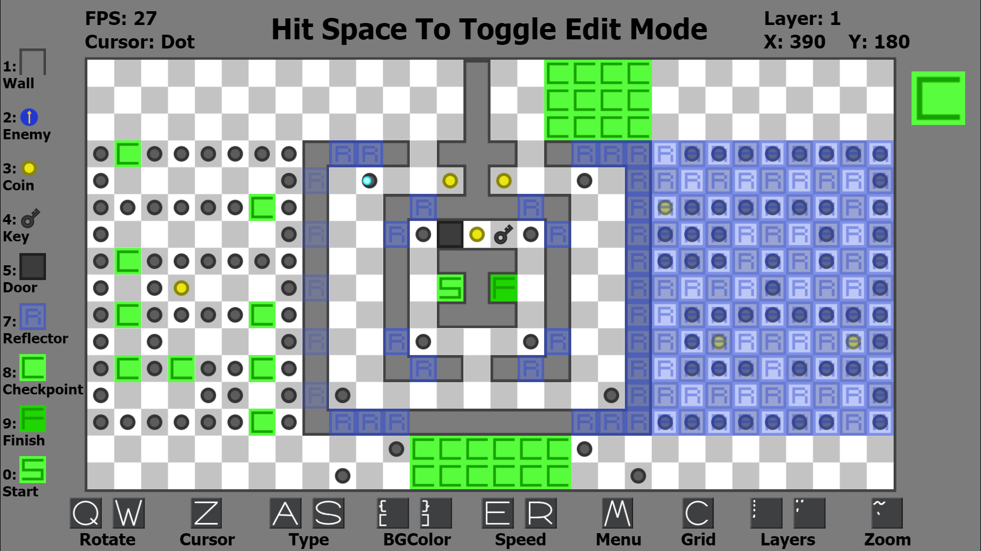 The Worlds Hardest Game Level Editor (Discontinued) by JelloJoshie