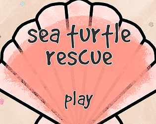 title screen from sea turtle rescue