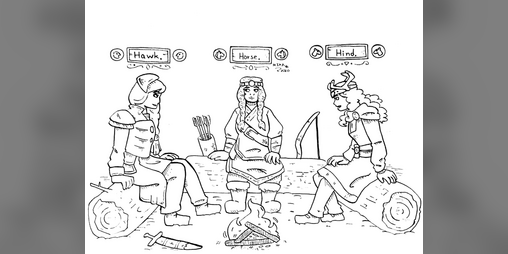 Cover image for Hawk/Horse/Hind