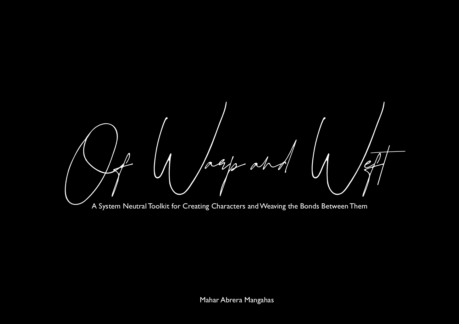 Cover image for Of Warp and Weft