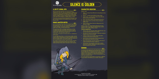 Cover image for Silence is Golden: A One-Page RPG