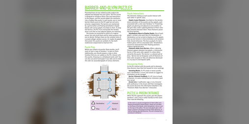 Cover image for Barrier-and-Glyph TTRPG Puzzles