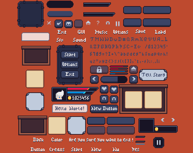 Back Button Game Ui Vector Images (over 110)