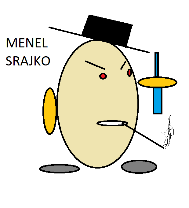 Menel Srajko (pl), Egg-shaped tramp Ben (eng)