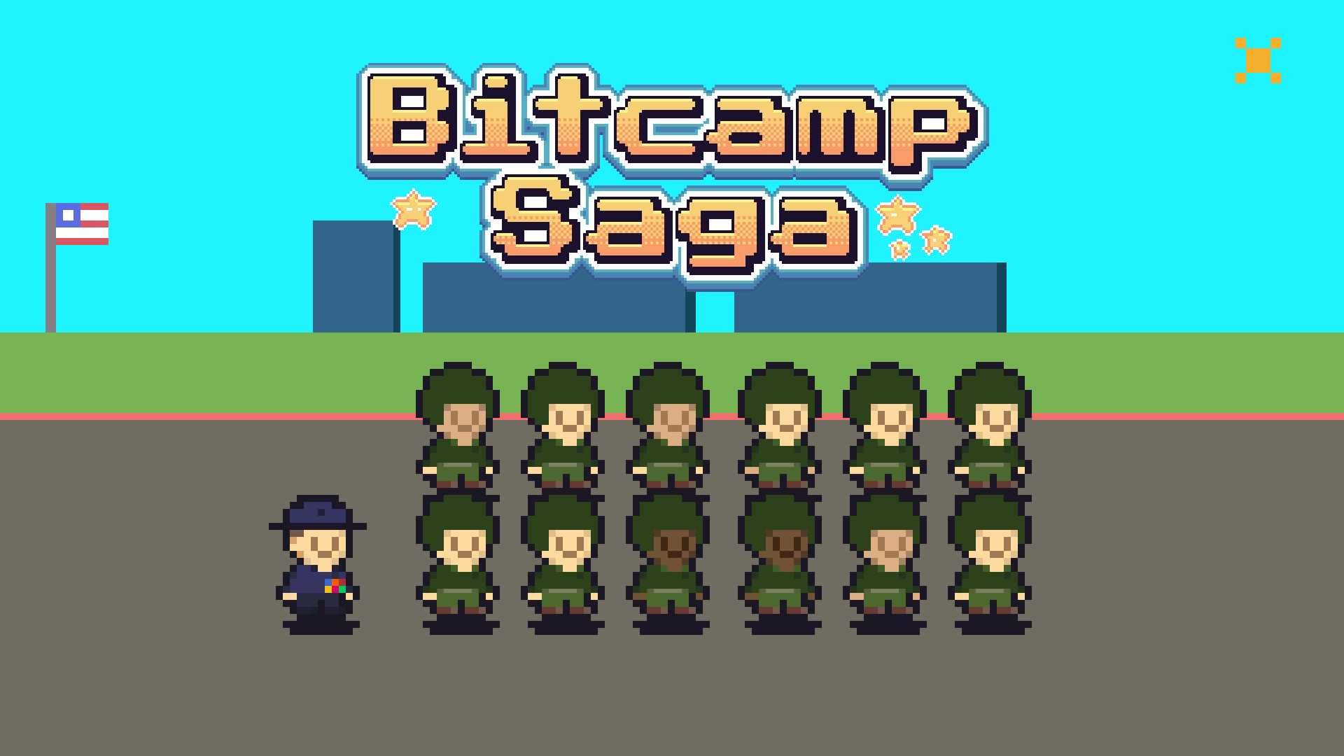 Bitcamp Saga - Hilarious Drill Instructor Game