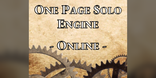 Cover image for One Page Solo Engine - Online