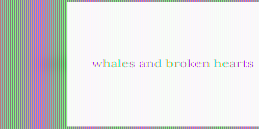 Cover image for whales and broken hearts