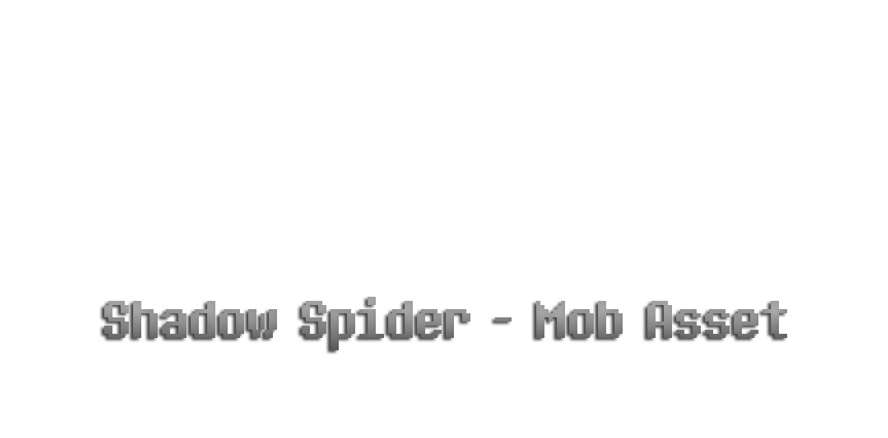 Shadow Spider - Mob Asset