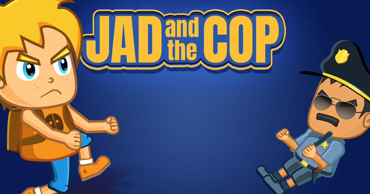Jad and the Cop Spine 2d game characters