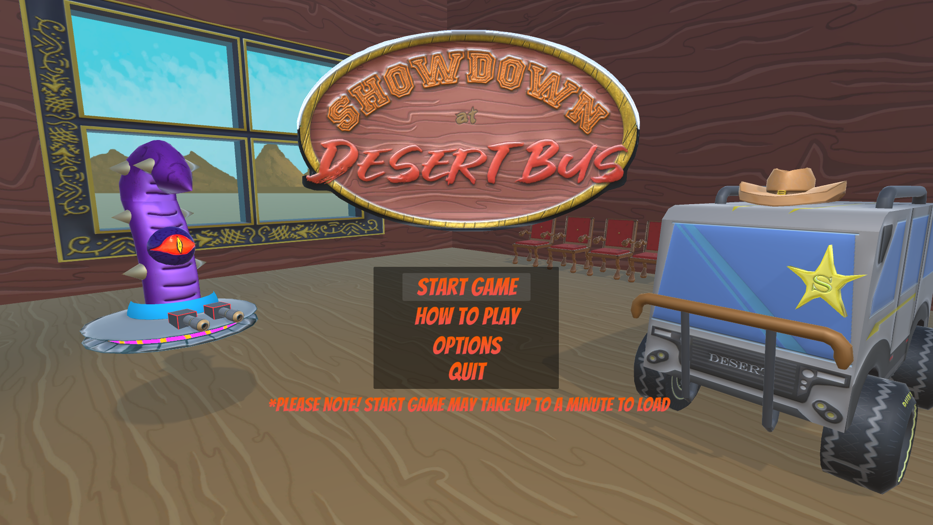 Cover image for Showdown at Desert Bus