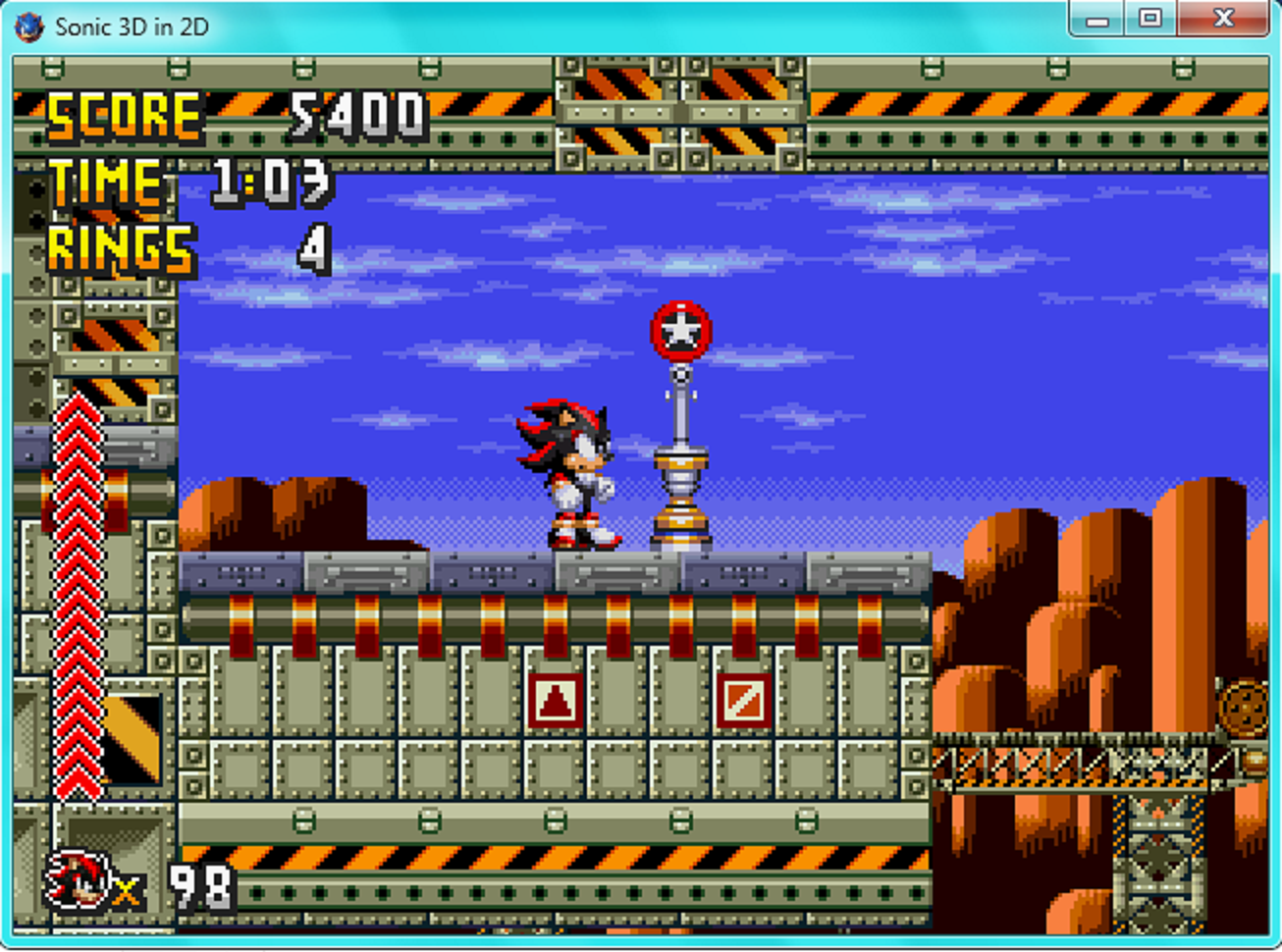 Version 1.23 Released! Metal Series Boss Rush! - Sonic 3D in 2D by Sotaknuck