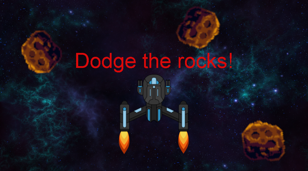 Dodge the rocks!