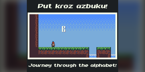 Cover image for Journey through the alphabet!