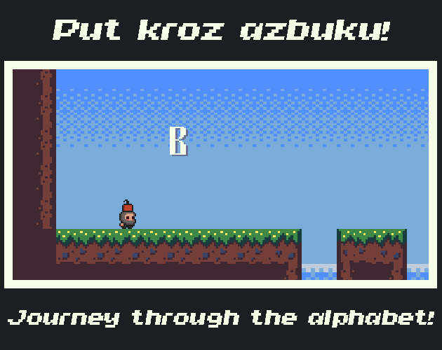 Cover image for Journey through the alphabet!